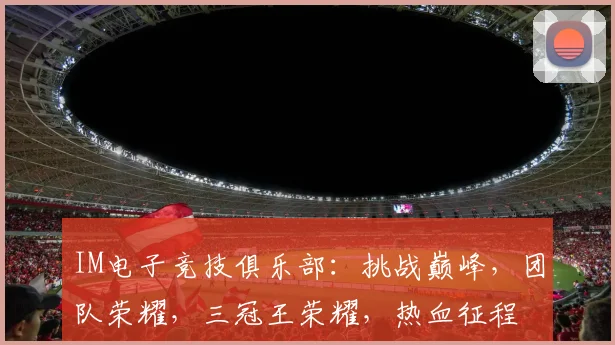 IM电子竞技俱乐部：挑战巅峰，团队荣耀，三冠王荣耀，热血征程